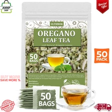 Premium 50 Oregano Tea Bags, Made with 100% Natural Oregano Leaves, No additives