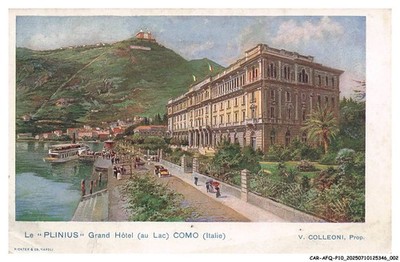 AUTO - AFQP10-0575 - ITALIEN - COMO - Le plinius - Grand hotel