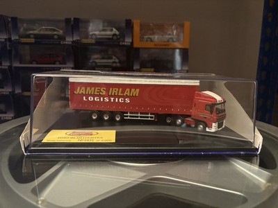 Oxford Haulage DAF XF 1/76 Ltd Ed Curtainside James Irlam Logistics DAF01CS MIB
