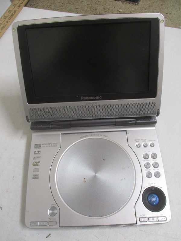 PANASONIC DVD-LS50 Portable DVD CD Player MP3 JPEG Car Case