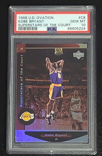 Kobe Bryant #C8 #C8 1998 Upper Deck Ovation Superstars of the Court card