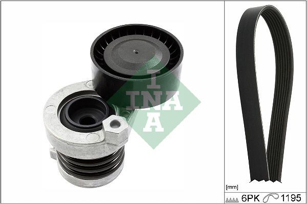 Schaeffler INA 529 0339 10 Keilrippenriemensatz FüR Dacia MERCEDES-BENZ-image
