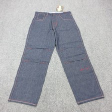 Vintage Platinum FUBU Jeans Mens 38x34 Relaxed Straight Fat Albert Denim Y2K