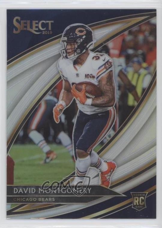 2019 Panini Select Field Level Silver Prizm David Montgomery #256 Rookie RC 14bv