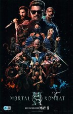 JOE TASLIM SIGNED 11x17 PHOTO MORTAL KOMBAT BI-HAN SUBZERO THE FURIOUS BAS COA