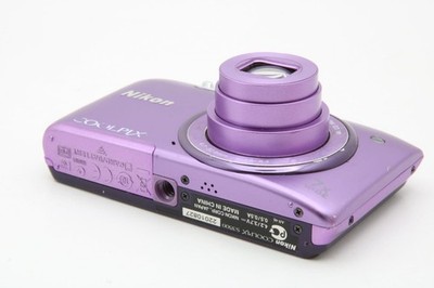 Nikon COOLPIX S3500 20.1MP Digital Camera - Purple for sale online