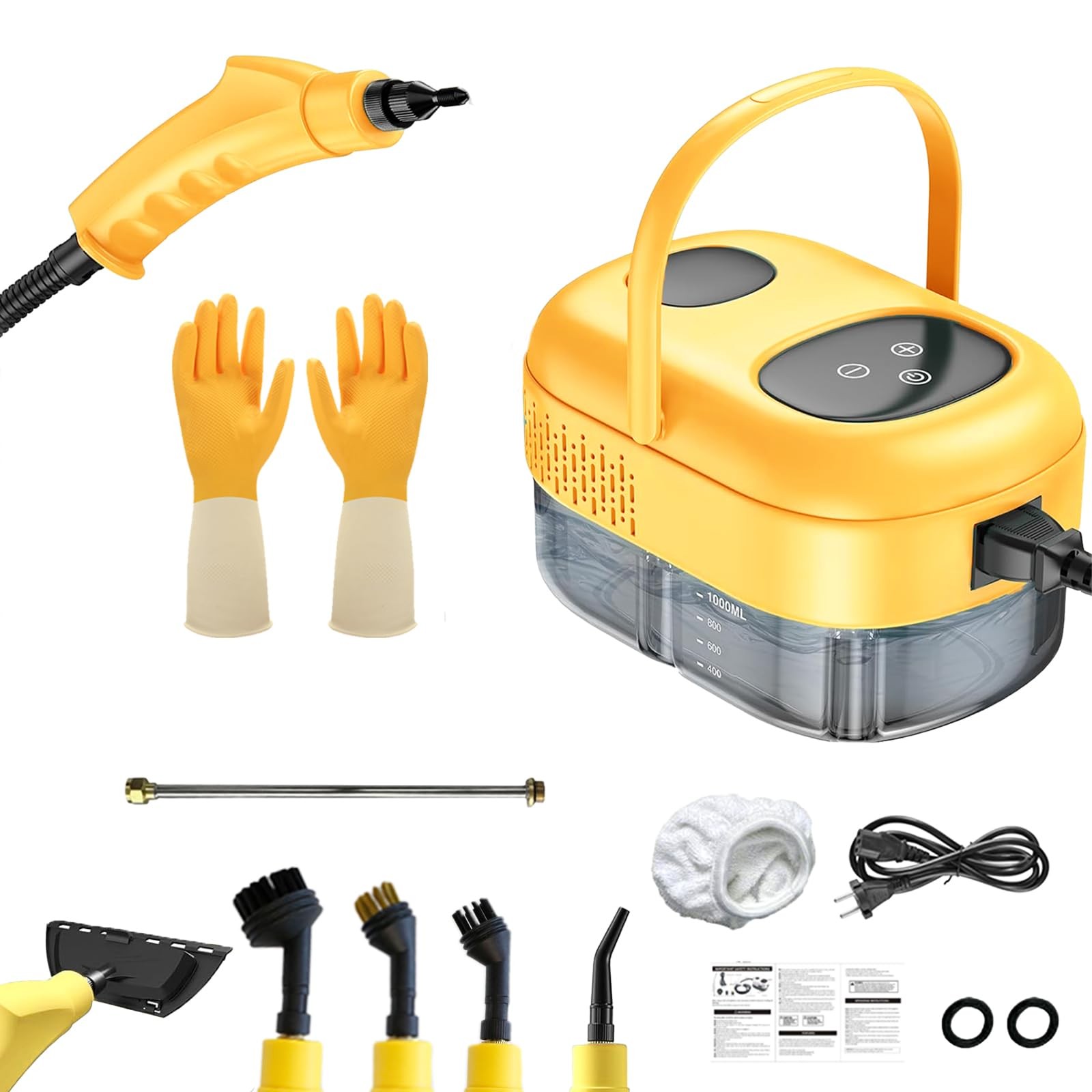 Handheld Steam Cleaner for Home, 2500W High Pressure Steamer Cleaner Handheld...