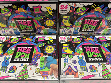 Nee Doh Christmas Advent Calendar 24 Compartment Surprises Cardboard LOT OF 4