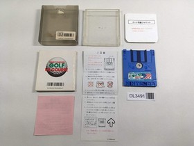 DL3491 Golf U.S. Course Boxed Nintendo Famicom Disk Japan