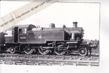 B.R. EX L.M.S - IVATT 2-6-2T  NO. 41231 @ CREWE NORTH - VINTAGE IMAGE - # L17928