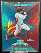 Aidan Miller RC Crusade Teal /199 #94 2025 Panini Crusade Phillies Prospect
