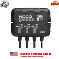 Noco Genius Gen5x3 3-bank 15a 5abank 12v Onboard Marine Battery Charger