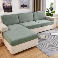 L-shaped sofa cushion cover, elastic washable sofa furniture protective cover