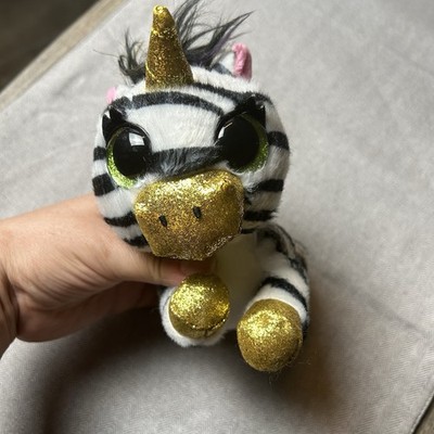 Zuru Coco Surprise Rainbow the Unicorn Zebra Stuffed Animal Plush Soft Toy 4.5 