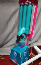 TIGI Bed Head Wave Affair Tourmaline Ceramic 3-Barrel Waver New Distressed Box