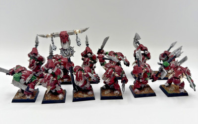 Warhammer Black Orcs Plastic Painted - 12 Models