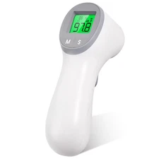 Infrared No Touch Thermometer  Forehead/Ear Body Fever Reader Gun LED No Contact