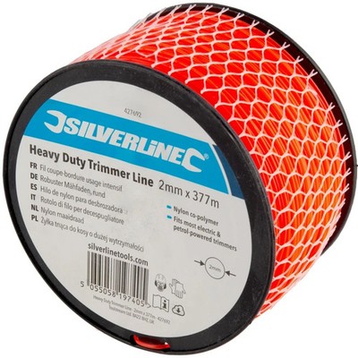 Silverline Gewerbe Freischneider Trimmerschnur rund 2mm 377m 427692