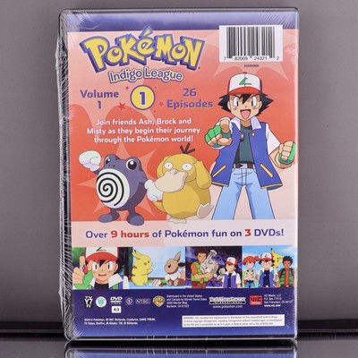 Pokemon - Season 1: Indigo League (DVD, 2013, 3-Disc Set) Brand