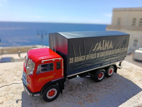 Camion D'Epoca Vintage Truck Fiat 683 Saima Trasporti Die Cast Model 1/43 - Foto 13 di 15