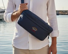 Image of PAUL & SHARK YACHTING CREW Hip Pack Shoulder Bag Fanny Pack Crossbody Bag Blue