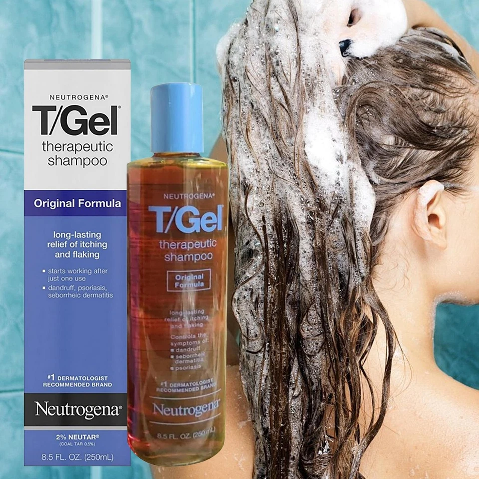 Neutrogena T-Gel Therapeutic Shampoo Instant Treatment 8.5 Fl Oz New Sealed Box - Image 2 of 4