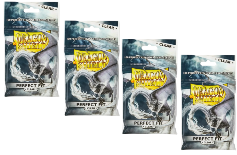 2x Dragon Shield Perfect Fit Clear 100 Inner Sleeve Double Sleeve Pokemon MTG - Bild 12