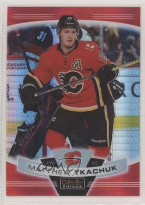 2019-20 O-Pee-Chee Platinum Red Prism 24/199 Matthew Tkachuk #131 01p6