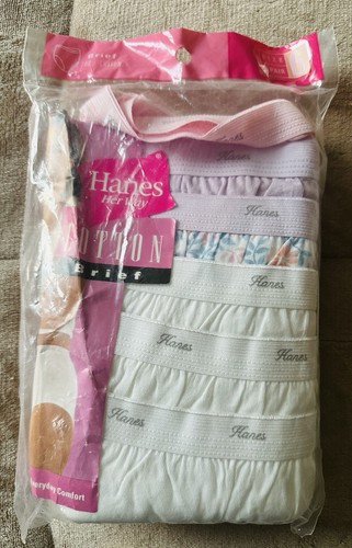 Hanes High Waisted Women's Briefs 10-Pack, Comfort Dry, Breathable Cotton Stretch Underwear Size