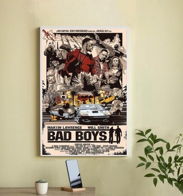 Bad Boys (1995) Movie Poster-High Quality Movie Poster - Wall Art-Home Decor