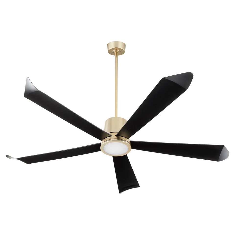 Aged Brass 72"Patio Fan from the Rova Collection - Image 2 of 3