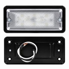 80 Series Led 6 Diode Rectangular Clear Dome Light 4 Screw Mount No 80164c