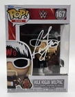 RIC FLAIR Signed Auto WWE #167 Hulk Hogan Wolfpac Funko Pop! BECKETT