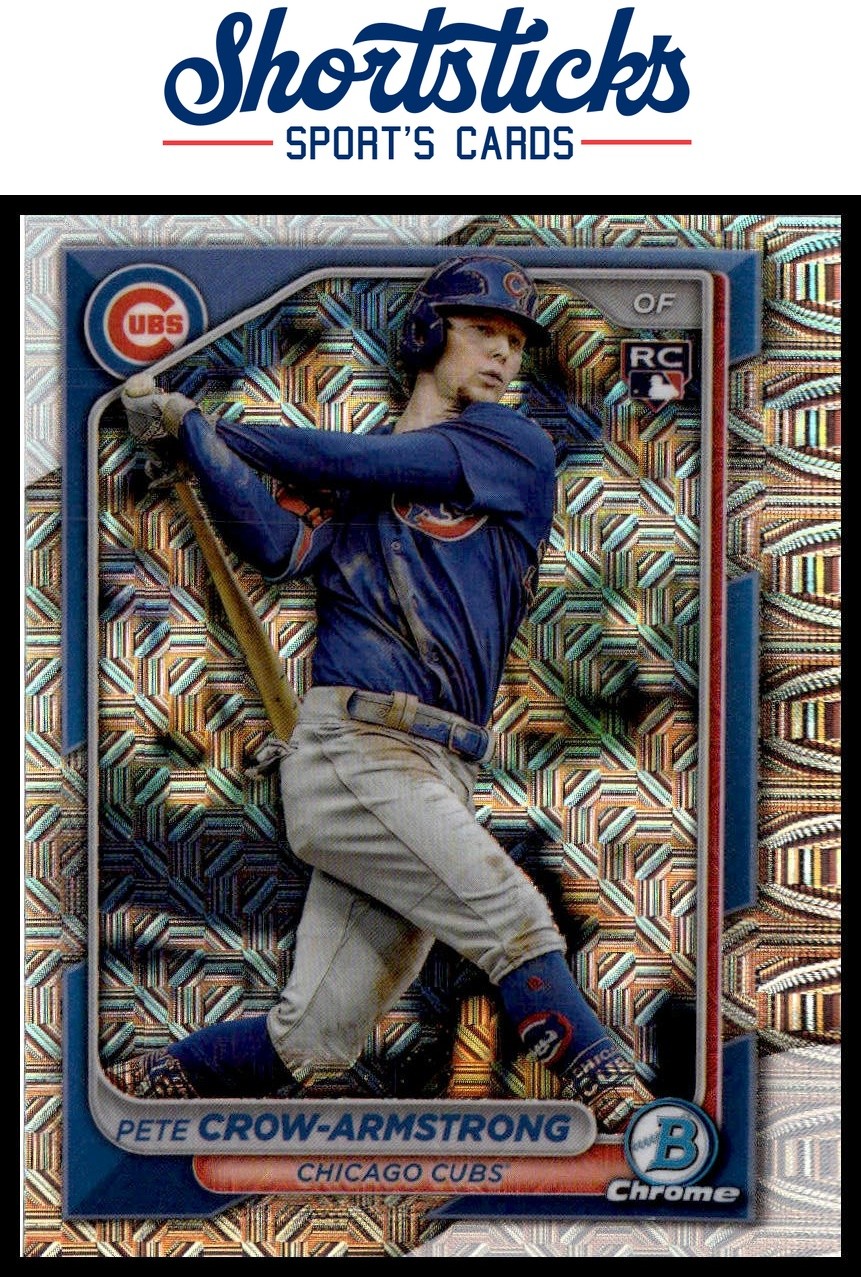 2024 Bowman Chrome #45 Pete Crow-Armstrong Mojo Refractors
