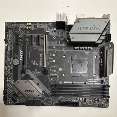 MSI B450 TOMAHAWK ATX Motherboard Socket AM4 DDR4 PCIe M.2 HDMI DVI RJ-45