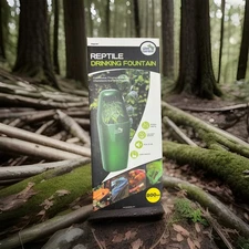 Giant Garden Reptile Drinking Fountain continuous flowing water for reptiles NEW