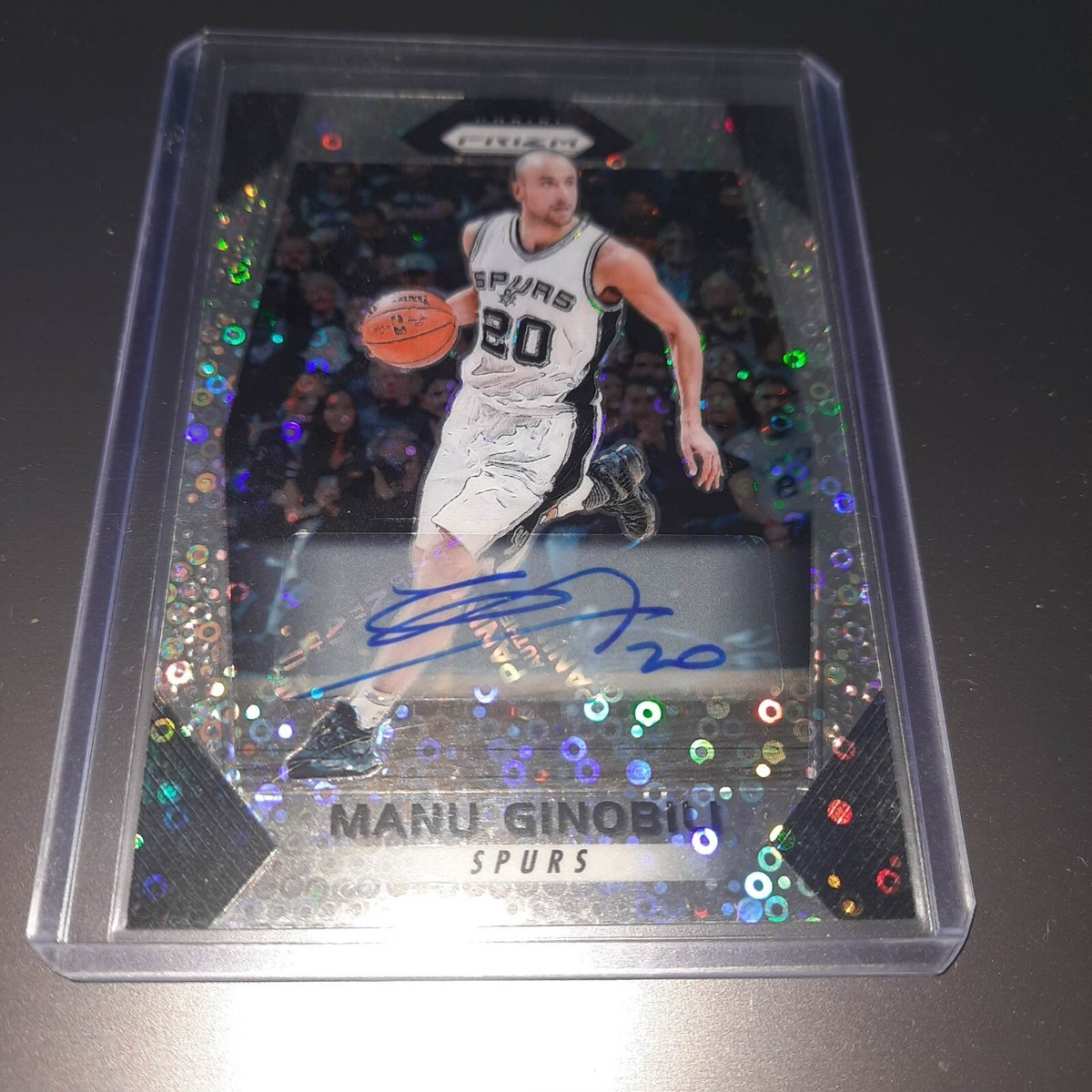 UD Sweet Shot Emanuel Ginobili auto