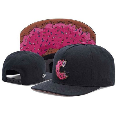 Munchies ricamo Snapback Cappello Per Uomini Donne Cappellino Da Baseball  Rapper Hip Hop Piatto | eBay