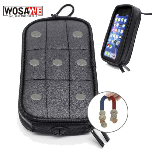 WOSAWE Motorcycle Motorbike Magnetic Fuel Tank Bag GPS Phone Mount Waterproof - Picture 1 of 12