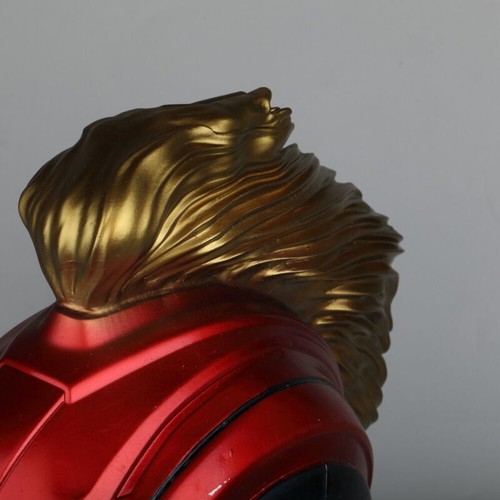 The Marvels Captain Marvel Helmet Superhero Carol Danvers Mask Halloween PVC - Picture 9 of 11