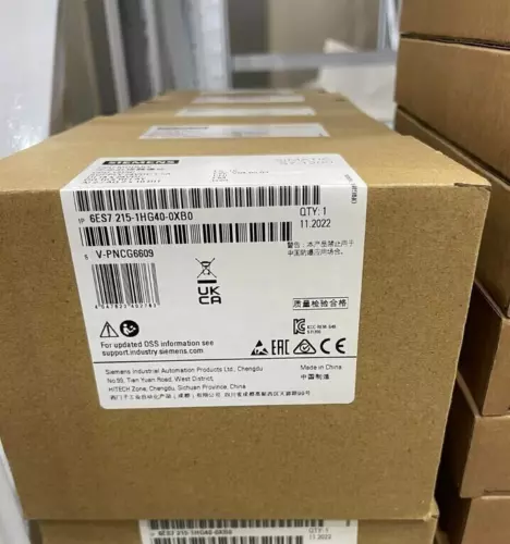 1 STCK. Neu Siemens 6ES7 215-1HG40-0XB0 CPU Modul Schneller Versand 6ES7215-1HG40-0XB0 - Bild 1 von 2