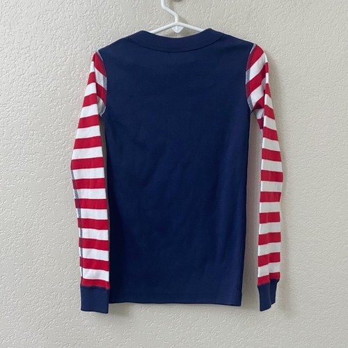 Hanna Andersson Kids Pajama Top Size 120 (US 6/7) Marvel Captain America NWOT - Picture 4 of 5