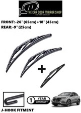 For Honda HR-V 2015 to 2022 Windscreen Wiper Blade Set Front 26"18" Rear 9" New