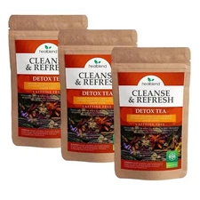 Cleanse Tea for Digestive Health Natural Energy and Refreshing Vegan 28 Servings