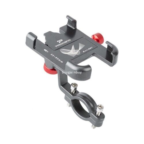 360° Aluminium Motorcycle Handlebar Cell Phone Mount Holder Bicycle GPS Bracket - Picture 9 of 9