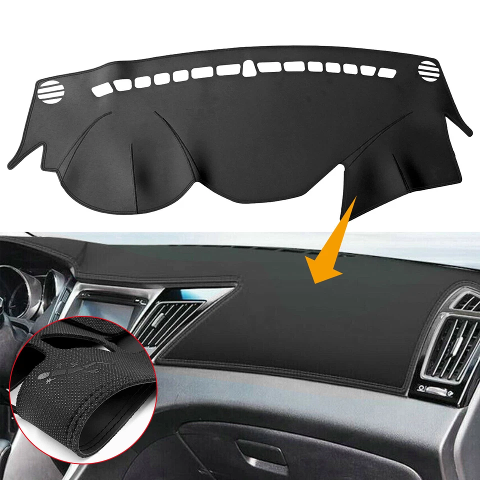For Hyundai Sonata 2011-2014 NEW Car Leather Dashboard Dash Cover Protector Mat Foto 2 de 4