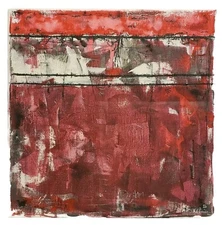 No.463 Original Abstract Modern Minimal Textured Painting/ Canvas By K.A.Davis 