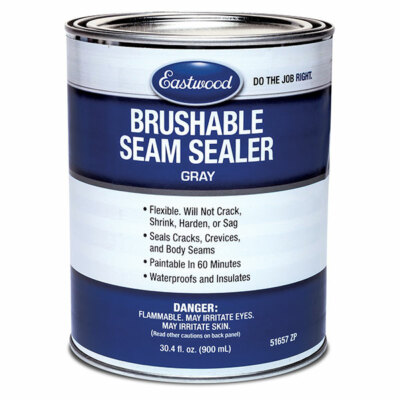 Eastwood Flexible Insulated Waterproof Gray Brush on Seam Sealer 30.4 oz
