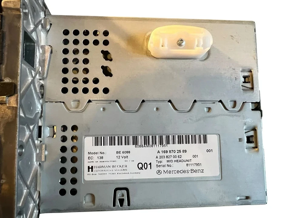 Autoradio Radio Auto Navi CD Audio A1698702589 Mercedes A B Klasse W169 W245 - Bild 4 von 4