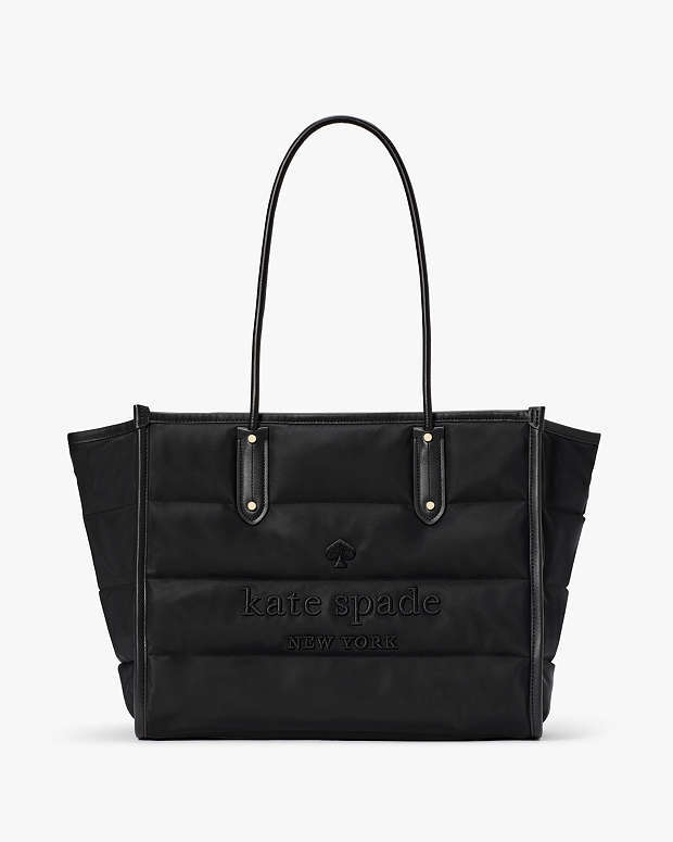 KATE SPADE NEW YORK ELLA EXTRA LARGE TOTE BAG IN BLACK *RRP
